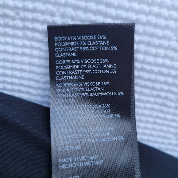 ANTHROPOLOGIE MAEVE NWT Black Notched Corset Top Size M No Slip Structured - Picture 6 of 9